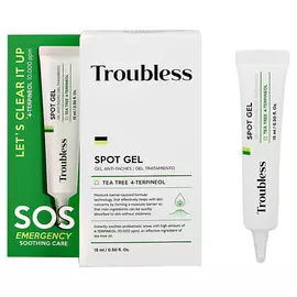 TROUBLESS Точечный гель для лица с маслом чайного дерева 15.0