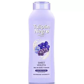 Tulipan Negro Увлажняющий крем-гель для душа и пена для ванны 2в1 Сладкая фиалка