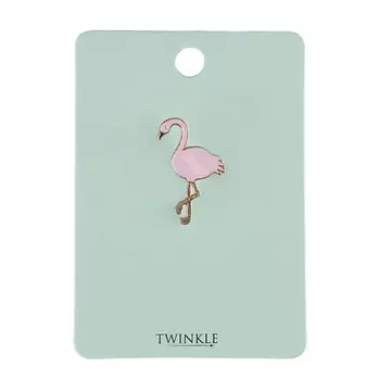 TWINKLE Брошь Flamingo