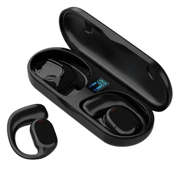 Номер висячей Bluetooth-гарнитуры с креплением на ухе имеет длительный срок службы батареи TWS не входит в ухо Беспроводная Bluetooth-гарнитура чёрный