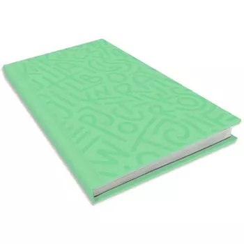 LAMARK0045 Зап. книжка Lamark Delight Time, 110х205, 80 л., обл. лам..картон, уф-лак, цвет мята