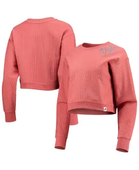 Женский укороченный пуловер Tennessee Orange Tennessee Volunteers с шнуровкой League Collegiate Wear