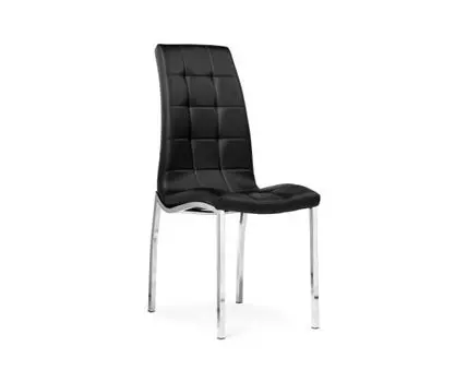 Стул на металлокаркасе DC2-092-2 black / chrome