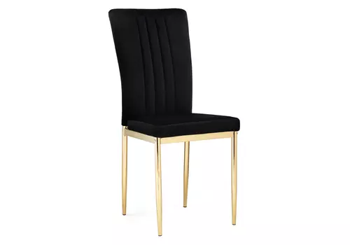 Стул на металлокаркасе Rek black / gold