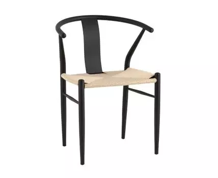 Стул обеденный Wishbone Style бежевый