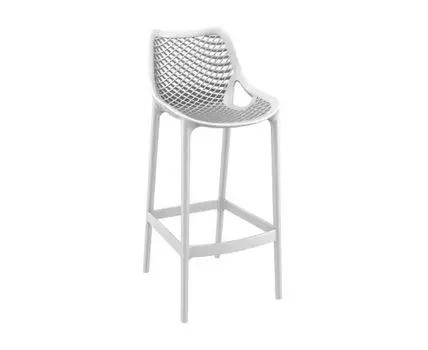 Стул пластиковый барный Air Bar 75 (Белый, 45)