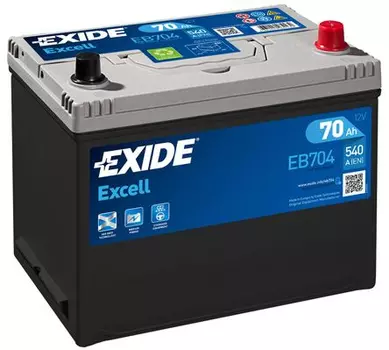 Аккумуляторная батарея (70 А/ч) Exide EB704