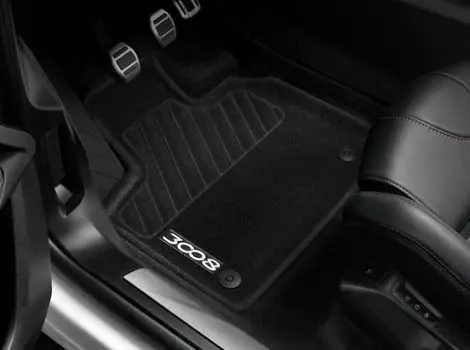 3D коврики в салон велюровые Citroen-Peugeot 1616435680 Peugeot 3008 2017 -