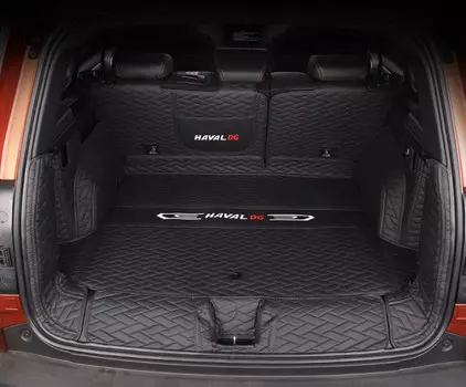 3D кожаные коврики в багажник KUST KUST00155 для Haval Big Dog 2021-