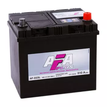 Аккумулятор автомобильный (60 А/ч) Afa AF-D23L