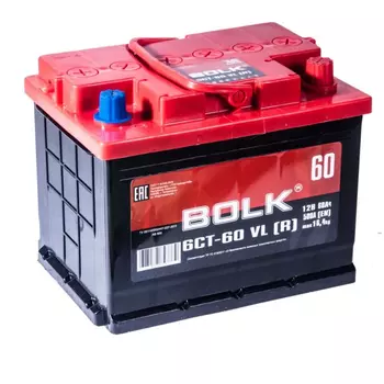 Аккумулятор автомобильный (60 А/ч) Bolk AB600