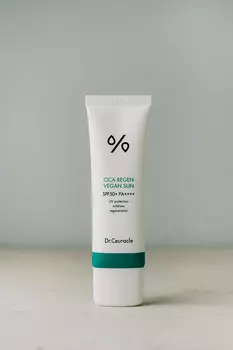 Успокаивающий солнцезащитный гель Dr. Ceuracle Cica Vegan Sun SPF 50+ PA++++ 50ml
