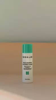 Успокаивающий водянистый тонер SKIN&LAB Tricicabarrier Soothing Toner 15ml