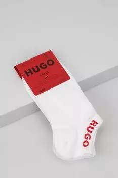 Набор из 3 пар хлопковых носков коротких с логотипом HUGO