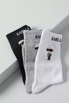 Набор из трех пар классических носков Karl Lagerfeld