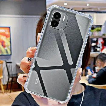 Прозрачный мягкий чехол для телефона Xiaomi Poco C51 HD TPU, прозрачный для Xiaomi Poko C 51 6,52 дюйма MZB0E6DIN, противоударные чехлы с защитой от царапин For Xiaomi Poco C51 чистый