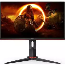 Монитор 23,8" AOC 24G2SU 1920x1080 165Hz VA LED 16:9 4ms VGA 2*HDMI DP 4*USB3.2 80M:1 178/178 350cd 3000:1 Tilt HAS Pivot Swivel black/red