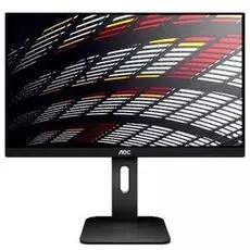 Монитор 23,8" AOC 24P1 1920х1080, 5 мс, 250 кд/м2, 50000000:1, 178°/178°, IPS, DVI-D, HDMI 1.4, DisplayPort 1.2, VGA, USB Type A x4, USB Type B, HAS,