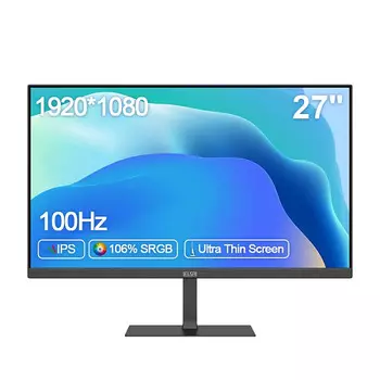 Монитор 27" ELSA EA271Q черный, IPS, 1 мс, 1920x1080, 250 кд/м2, 1000:1, 178/178, HDMI USB, HAS Type C, SPK