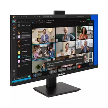 Монитор 27" Exegate SuperView EA2700C EX298882RUS IPS LED Grade A+, 2560x1440, 75Гц, 16:9, 250cd/m2, 1000:1, 178°/178°, 5ms, HDMI, DP, USB, audio-out,