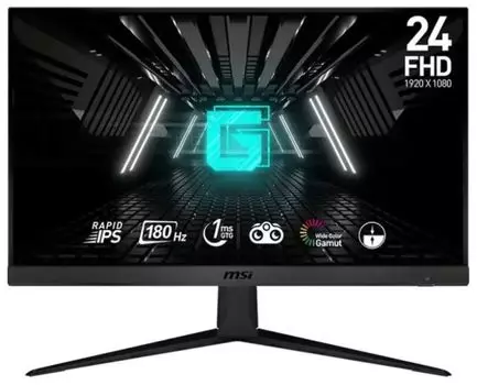 Монитор 23,8" MSI G2412F 9S6-3BB91T-006 1920x1080 LED, 16:9, IPS, 300cd, 1000:1, 100M:1, 1ms, 1ms(GTG), 178/178, DP, 2xHDMI, 180Hz, tilt, VESA 75х75,