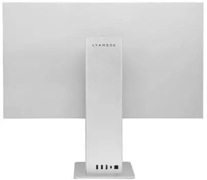 Монитор 27" Lyambda LDY27O1DVJO Silver, IPS, 16:9, 3840x2160, 60Hz, 5ms, 400cd/m2, 1000:1, 178°/178°, HDMI, MiniDP, USB-C, HAS