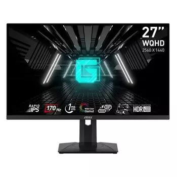 Монитор 27" MSI G274QPF E2 2560x1440, 1мс, 1000:1, 100M:1, 178°/178°, IPS, 16:9, 180Hz, 2*HDMI 2.0b, DP 1.4a, USB-C, Tilt, Swivel, Height, Pivot, VESA