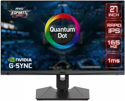 Монитор 27" MSI MAG274QRF-QD 9S6-3CA8DA-086 2560x1440, 16:9, IPS, 1ms, 165Hz, 1000:1, 300nit, 178/178, 2*HDMI, DP, USB-C, 2*USB 2.0, USB 2.0 Type-B, T