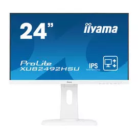 Монитор 23,8" Iiyama ProLite XUB2492HSU-1 XUB2492HSU-W1 1920х1080, 5 мс, 250 кд/м2, 5000000:1, 178°/178°, IPS, HDMI, DisplayPort, VGA (D-Sub), аудио с