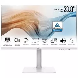 Монитор 23,8" MSI Modern MD241PW 9S6-3PA5FH-016 1920х1080, 16:9, IPS, 250cd/m2, 178°/178°, 1000:1, 100 000:1, 5ms, HDMI, USB Type-C, swivel, tilt, piv
