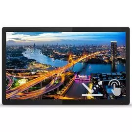 Монитор 23,8" Philips 242B1TFL (00/00)1920x1080, IPS, Multi-Touch, 75Hz, 4 ms, 178°/178°, 350 cd/m, 50M:1, DVI, HDMI, black