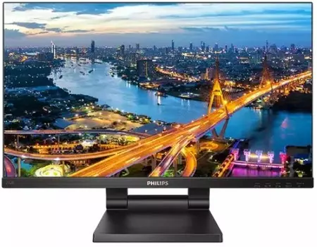 Монитор 23,8" Philips 242B1TC /00 TOUCH, 250cd/m2, H178/V178, 1000:1, 50M:1, 4ms, VGA, HDMI, DP, USB-Hub, Height adj, Tilt, Swivel, Speakers, Black