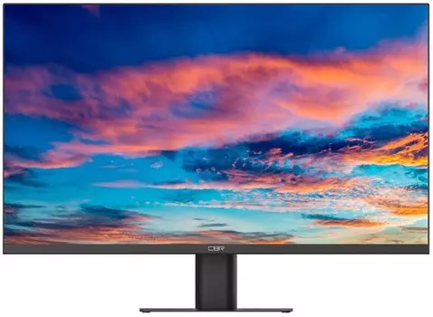 Монитор 27" CBR LCD-MF2702-OPC LCD безрамочный, IPS, 1920x1080, 75Гц, SPK, DP, HDMI, VGA, FreeSync, черный, кабели DP, HDMI, VGA 1.5м в комплекте