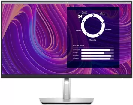 Монитор 27" Dell P2723D LCD Bk/BK (IPS; 16:9; 350cd/m2; 1000:1; 8ms; 2560x1440; DP; HDMI; 4xUSB; Tilt; HAS; Pivot)