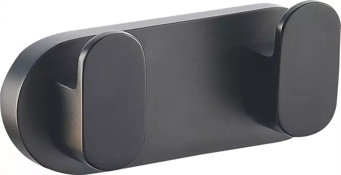 Крючок двойной для полотенец WONZON & WOGHAND CARBON WW-7725 черный