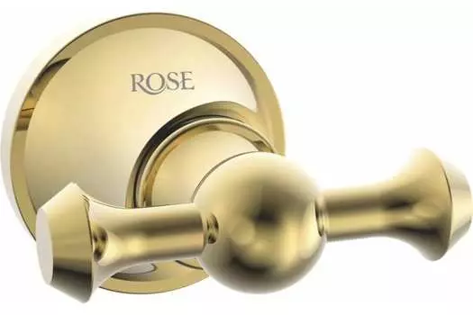 Крючок двойной Rose RG1921E подвесной, золото