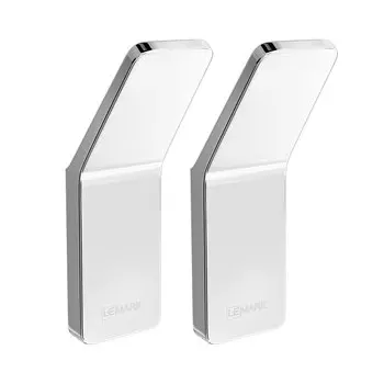 Крючок Lemark Smooth Line 9711001 одинарный 2 шт., хром