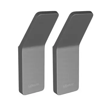 Крючок Lemark Smooth Line 9716003 одинарный 2 шт., графит