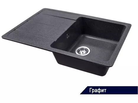 Кухонная мойка Aquaton Аманда 1A712832AD210 графит