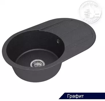 Кухонная мойка Aquaton Амира 1A712932AI210 графит