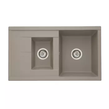 Кухонная мойка Aquaton Делия 87 серый шелк 1A716232DE250