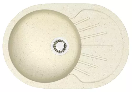 Кухонная мойка Azario Flora 73 см CS00079912 бежевая