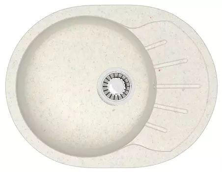 Кухонная мойка Azario Light 58 см CS00079921 светло-серая