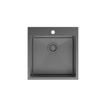 Кухонная мойка Iddis Haze 49 см HAZ49GMi77 графит матовая