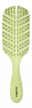 Массажная расческа для волос Scalp Massage Bio Hair Brush Green