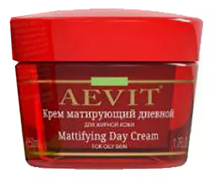 Матирующий дневной крем для лица Aevit Mattifying Day Cream 50мл