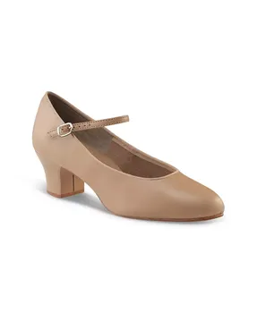 Туфли Suede Sole Jr. Footlight Character Shoe Capezio, черный
