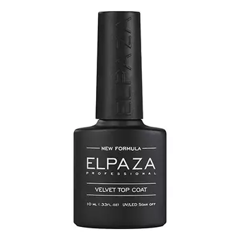 Elpaza, Топ для гель-лака Velvet, 10 мл