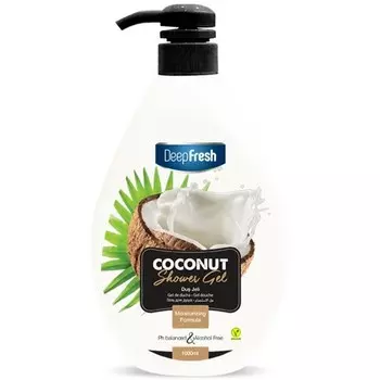 Deep Fresh, Гель для душа «Кокос», 1 л