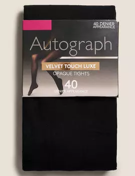 Колготки 40 ден непрозрачные бархатистые
